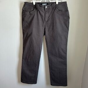 Nicole Miller Original High Rise Charcoal Denim Jeans Womens Size 12
